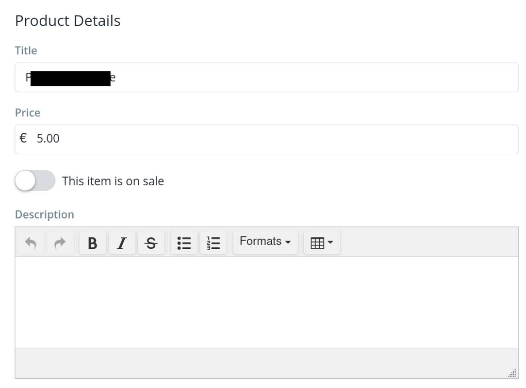 Minimalistic Product
