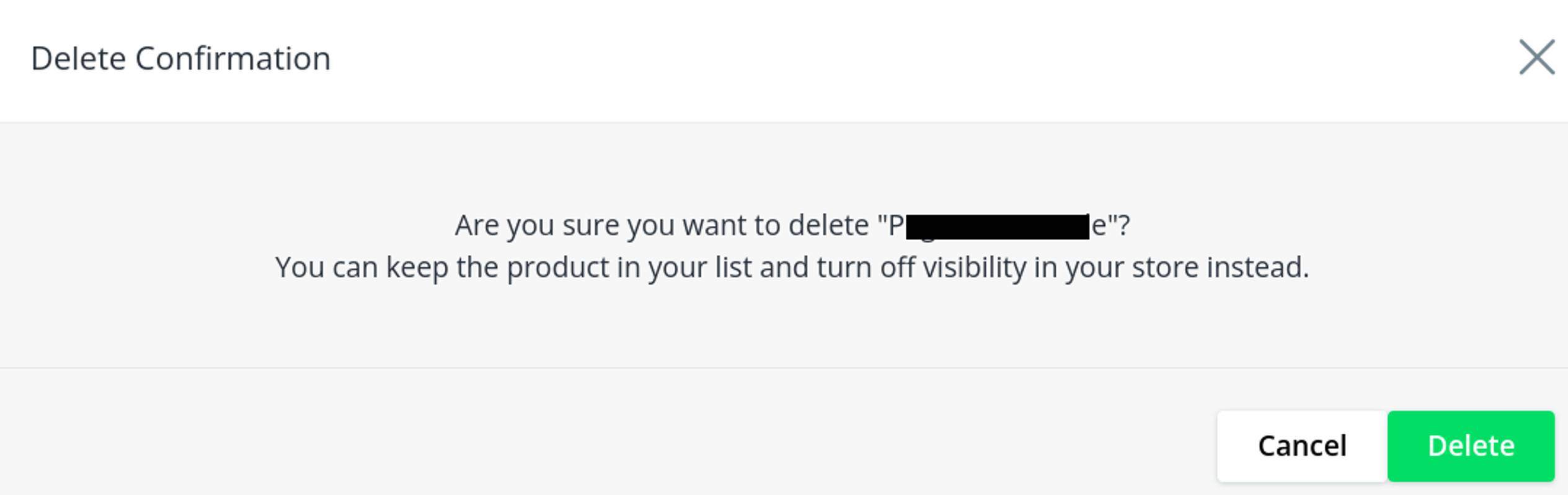  The &ldquo;Delete Confirmation&rdquo; prompt